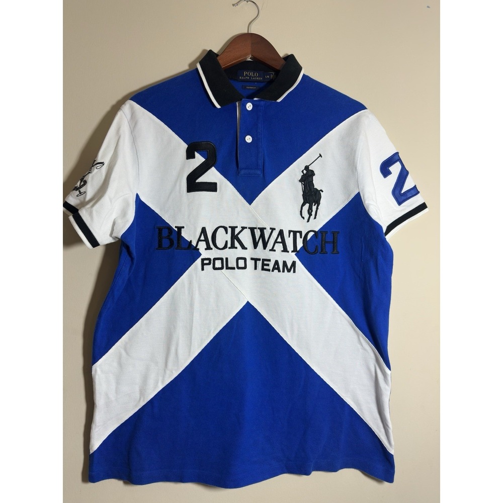 Polo  Ralph  Lauren  Blackwatch Blue And White Large